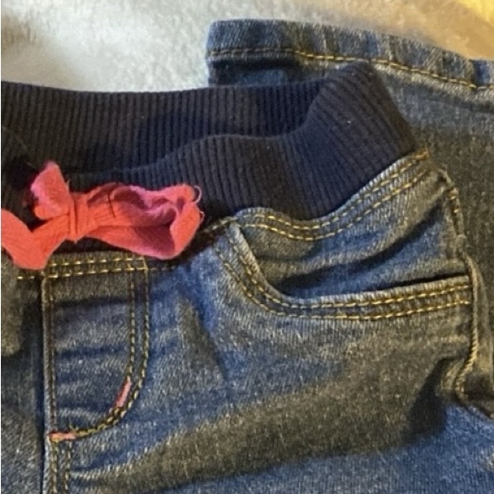 ARIZONA Baby Girl Jeans, Five pocket, Sz 9M, Vintage, denim, cotton‌, timeless‌ - Picture 8 of 9